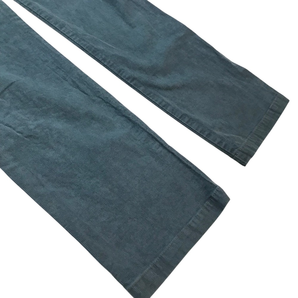 Prana Corduroy Pants Women Size 12 teal Regular Fit Straight Leg‎ Casual - Picture 14 of 14